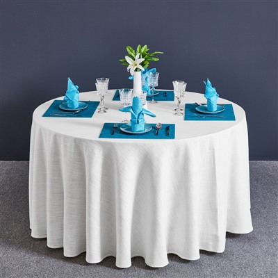 Mantel de satén 100% algodón.