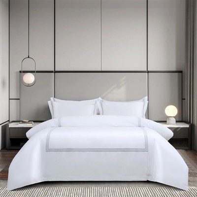 Sábana bordada de algodón 400TC