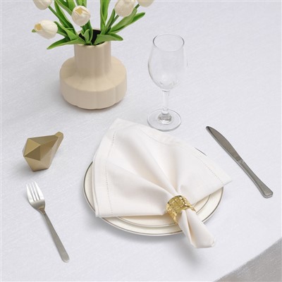 Servilleta Diagonal Hotel Blanca